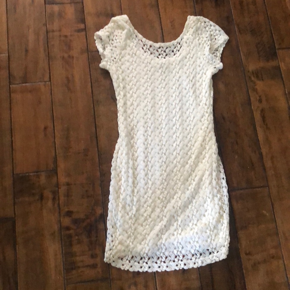 Lace White Summer Dress